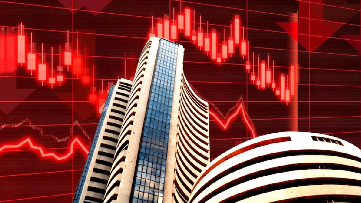 Stock market falls for fourth consecutive day, Sensex falls 667 points